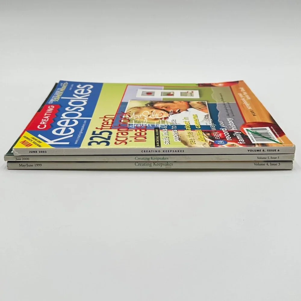 Creating Keepsakes 3 Scrapbook Magazines Crafting Photos